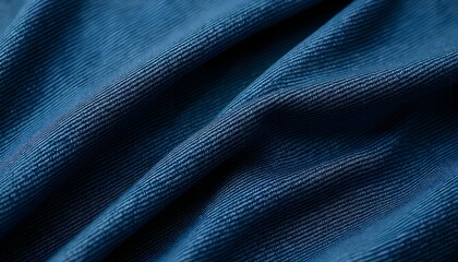 What will they sew? Denim fabric in close-up with a clear texture and classic ratio of cotton threads