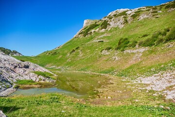 summer hiking adventure in totes gebirge