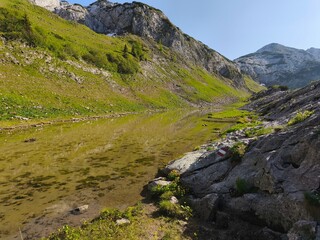 summer hiking adventure in totes gebirge