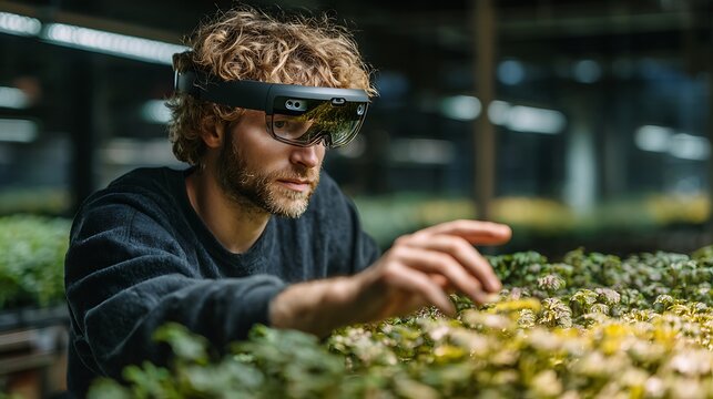 Augmented Reality Agriculture: Precision Farming with AR Headset