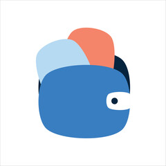 Wallet icon vector