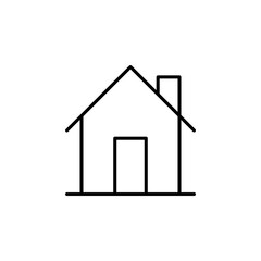 home, house interface icon vector