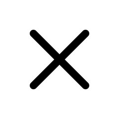 close, cancel, decline button icon