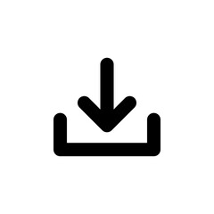 internet download button icon vector