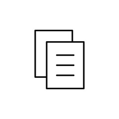 copy, duplicate button icon vector