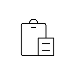 paste, duplicate button icon vector