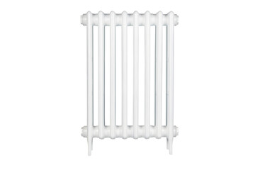 heating radiator isolated on white