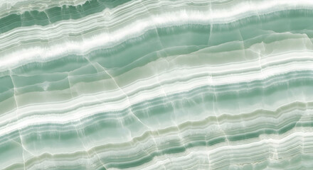 Fototapeta premium Dark Green Marble Texture with White Veins for Luxurious and Modern Surfaces