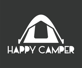 Happy camper, Adventure awaits T shirt vector