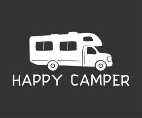 Happy camper, Explore more outdoor shirt design