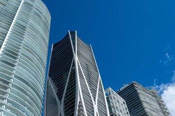 Obraz premium Modern high rise apartment buildings in Miami Downtown