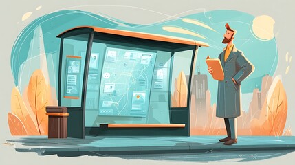 Smart Bus Stop: Digital Information and Commuter