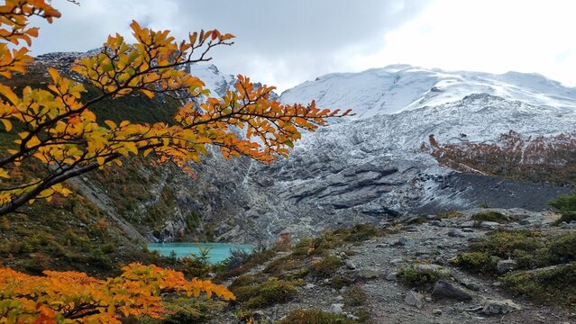 Lake Huemul in Autumn, El Chalten, Argentina