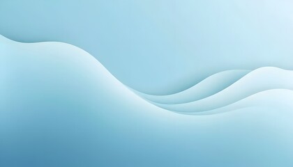 Soft Ice Blue Gradient Minimalist Background. Cool Seamless Ice Blue Backdrop with Modern Aesthetic