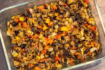 The best antipasto, eggplant caponata in the world