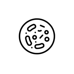 Obraz premium Bacteria Icon