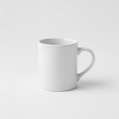 A simple, pristine white mug, a perfect everyday essential