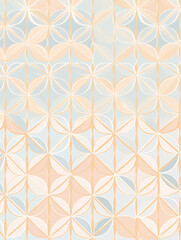 Petal Asanoha Motif – Symmetrical Floral-Inspired Japanese Pattern