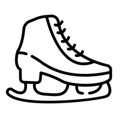 Ice Skate line icon