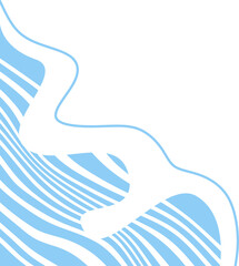 Abstract Organic Shape Corner