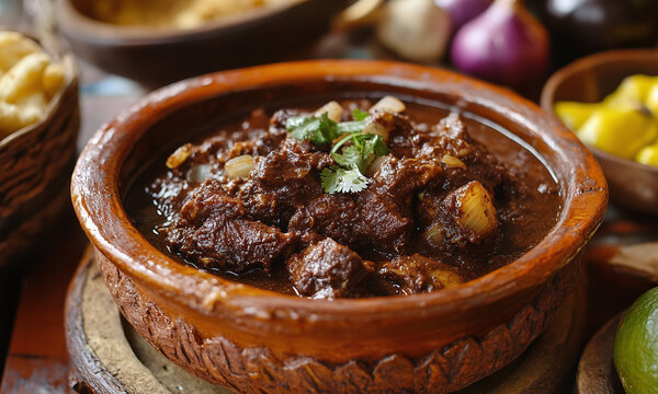 Mole de Caderas - A goat-based mole from Tehuacan, Puebla, made during the dry season.