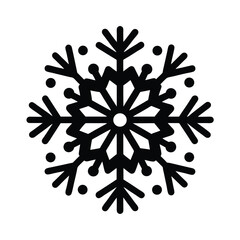 Snowfall Pattern Frame Icon Vector Illustration