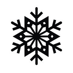 Snowflake Table Mat Icon Vector Illustration