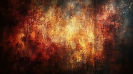 Dramatic Grunge Texture with Warm Light and Dark Hues