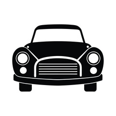 Classic Car Headlight Icon Vector Illustration