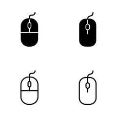 Mouse icon vector. click sign and symbol. pointer icon vector.