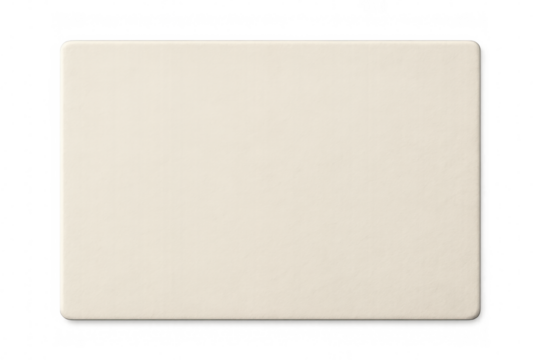 Empty beige rectangle with soft rounded corners providing copy space on a transparent background - Powered by Adobe
