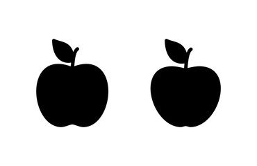 Apple icon vector illustration. Apple sign and symbols for web design.
