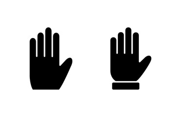 Obraz premium Hand icon vector illustration. hand sign and symbol. hand gesture