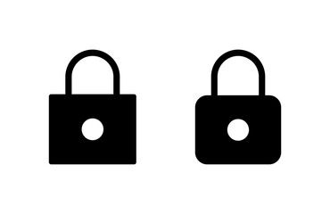 Lock icon vector illustration. Padlock sign and symbol. Encryption icon. Security symbol
