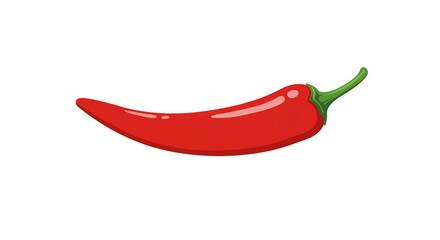 Red chili pepper illustration