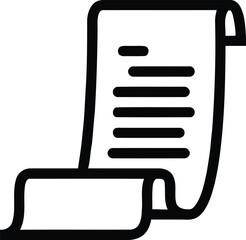 Document set of web icons in line style. Documents linear icon collection. Containing contract papers, folder, certificate, accept, approved, clipboard, invoice, archive and more.