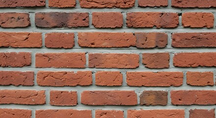 Obraz premium Red Brick Wall Texture High-Resolution Background Image for Design Projects