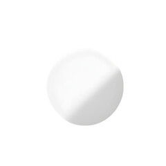 Round Sticker Mockup on white background