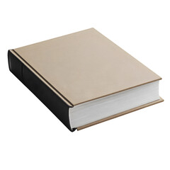 Slipcase Book Cover Mockup on white background