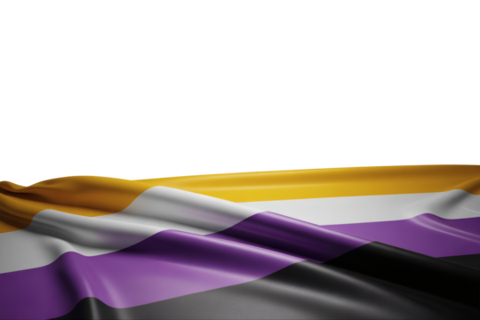 Celebrating LGBTQ+ Pride : A Stunning Image of the Genderqueer Flag