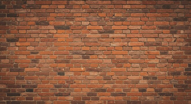 Fototapeta Rustic Red Brick Wall Texture High-Resolution Background Image for Design Projects