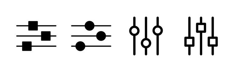 setting Icon set. Cog settings Icon Symbol