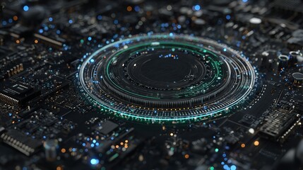  Animation of Motherboard and Circular Scanner Process.
