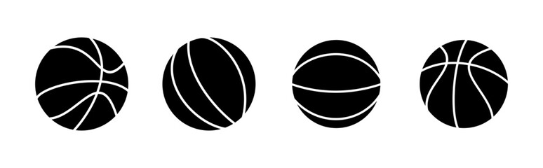 Basketball icon set. Basketball ball icon. Basketball logo vector icon