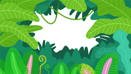 ジャングルのイラストの背景