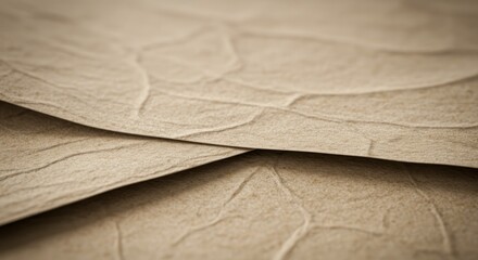 Textured beige paper sheets