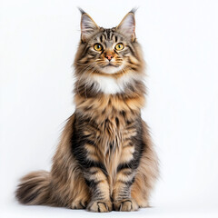 Cat  Maine Coon Natural Pose