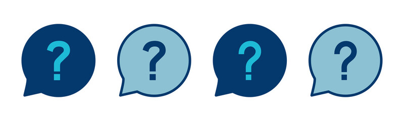 Question Icon vector isolated on white background. Question mark sign. help icon. Faq