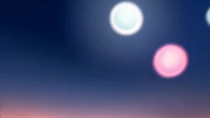 Muted background composed of iridescent small light spots and stars - Powered by Adobe