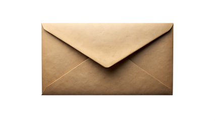 open envelope isolated on white